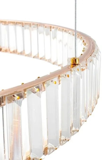 Lustra suspendata LED design ambiental Ring 3A auriu