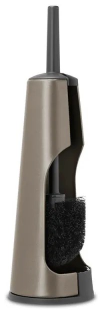 Perie pentru toaleta Brabantia ReNew 90300307, 42 cm, Design discret, Gri