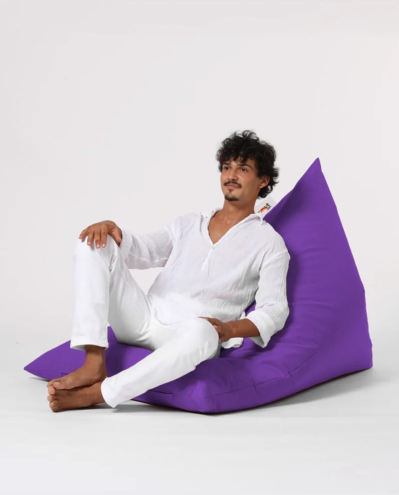 Fotoliu puf pentru grădină Pyramid Big Bed Pouf - Purple