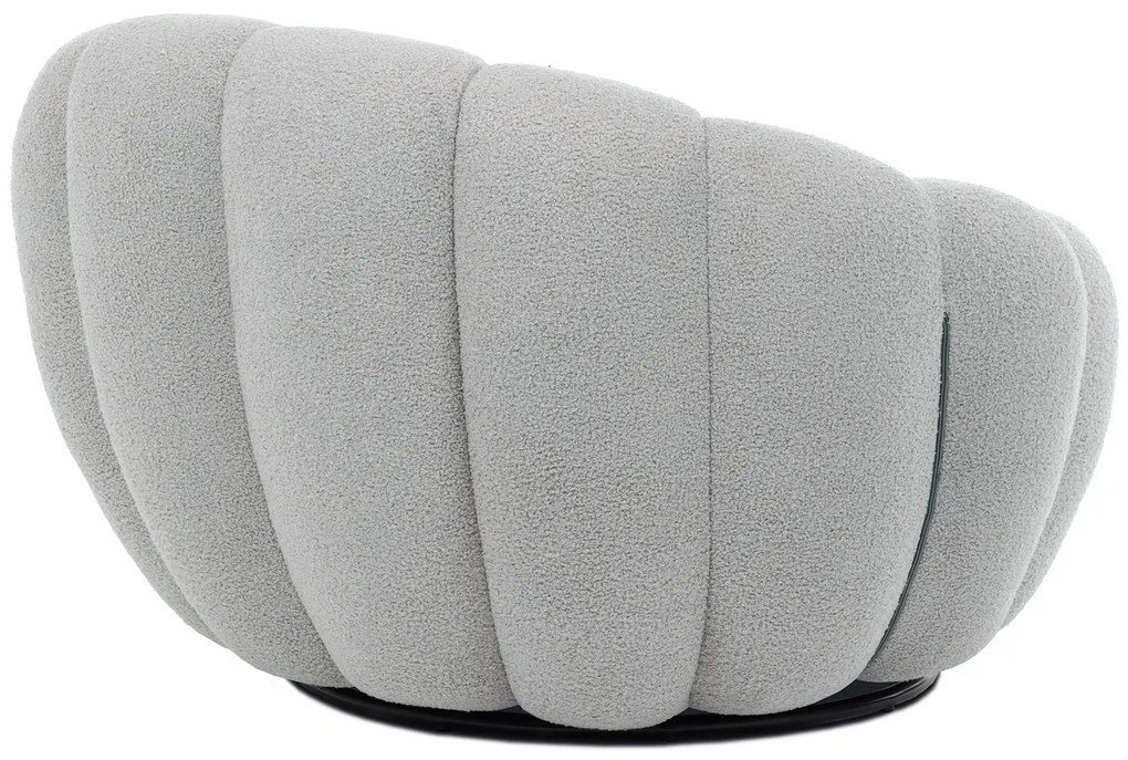 Scaun pivotant Bouclé GREY2, gri