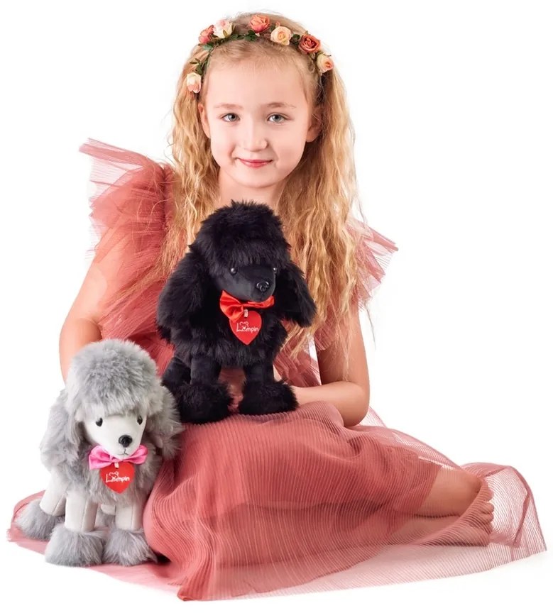 Lumpin Poodle gri Lily, 25 cm