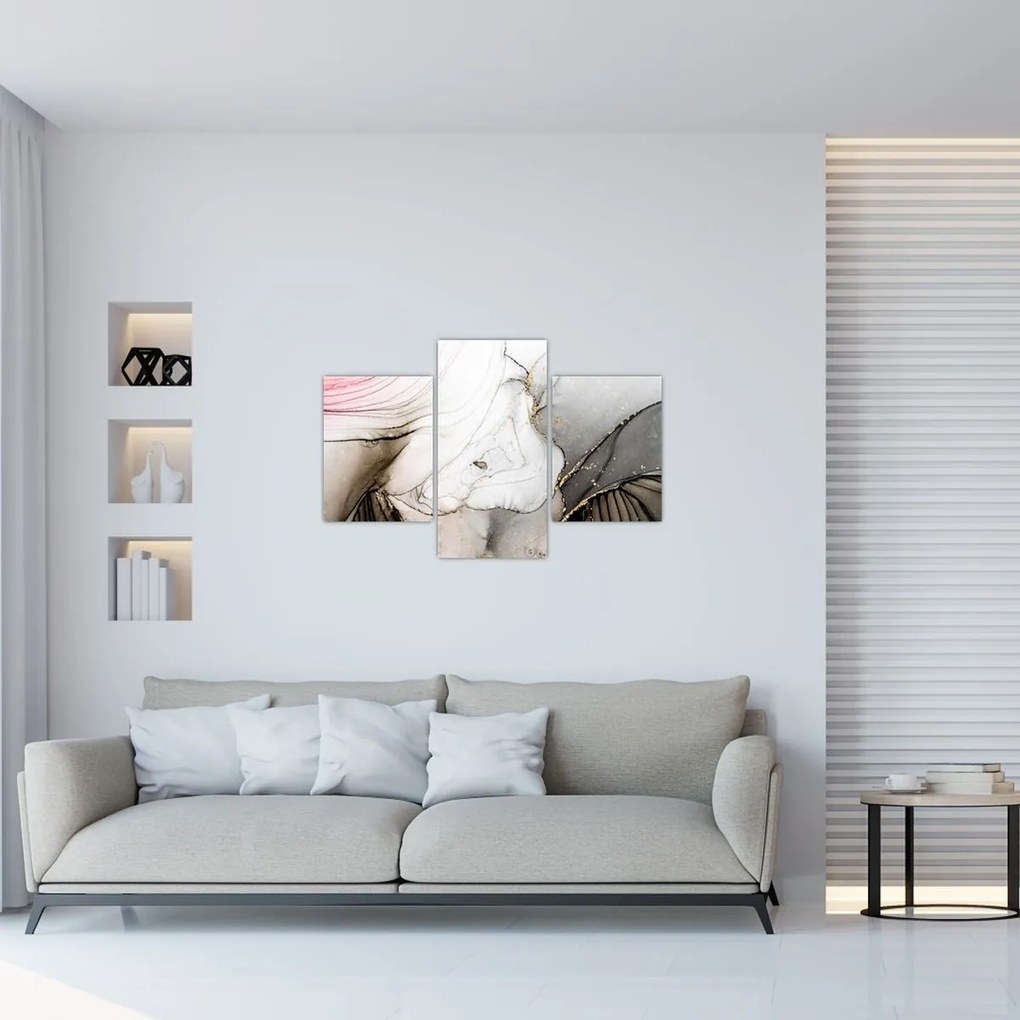 Tablou - Cerneală de marmură (90x60 cm)