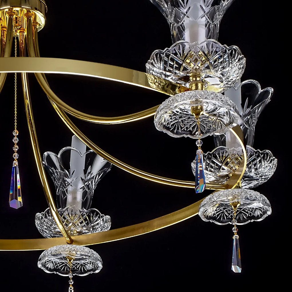 Candelabru deosebit design LUX Cristal Bohemia Exclusive ISABELL 02-CH
