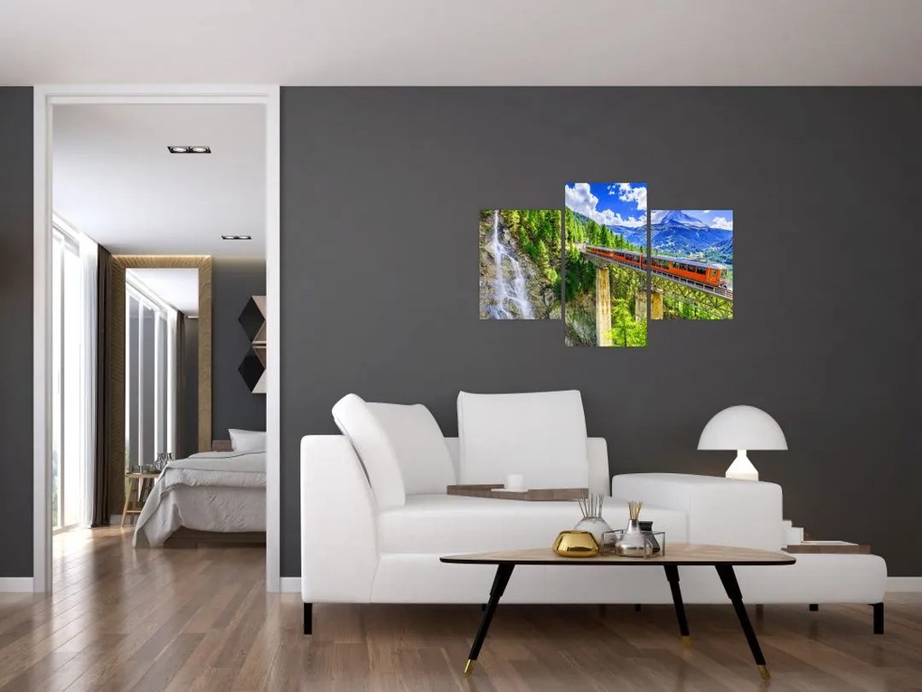 Tablou - Matterhorn, Zermatt, Valais, Elveția (90x60 cm)