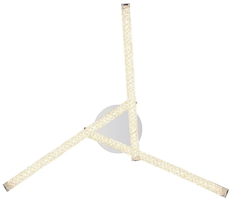 Plafoniera LED pentru baie design modern IP44 Jules crom 18W