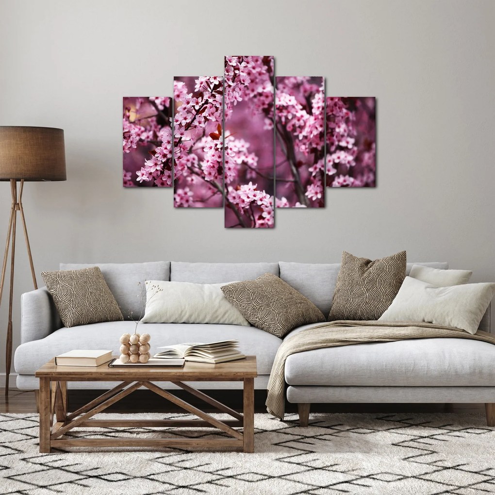 Tablou - Sakura roz (150x105 cm)