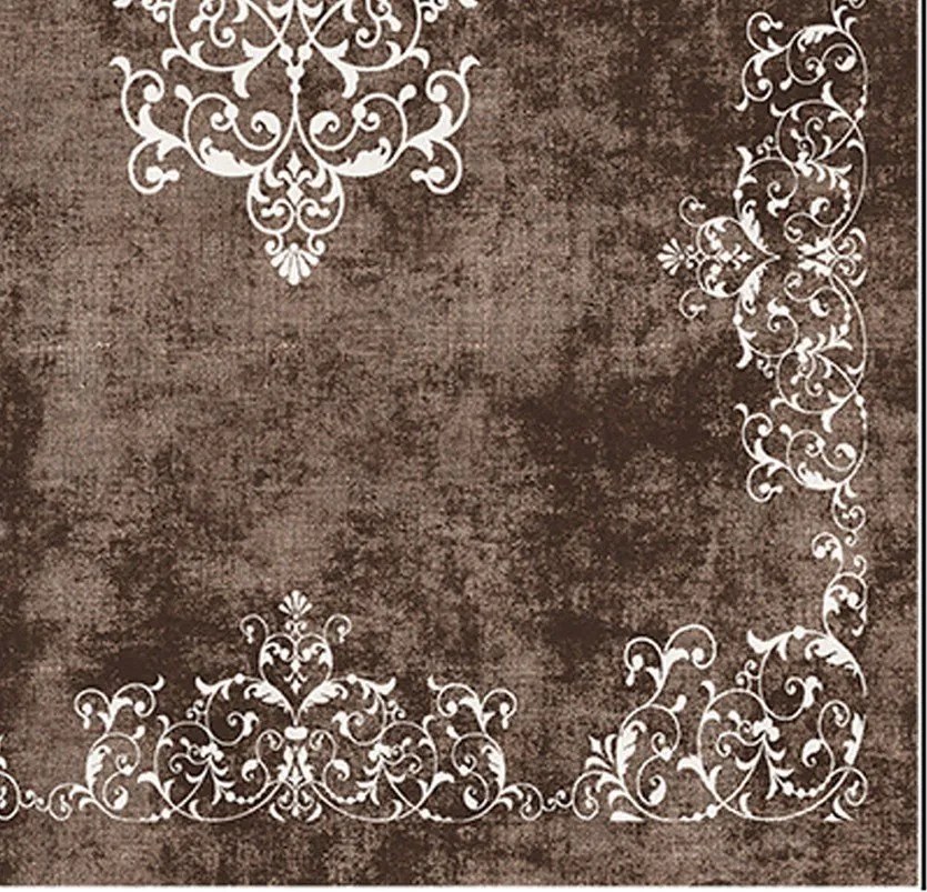 Covorașe de baie maro 2 buc. 60x100 cm – Foutastic