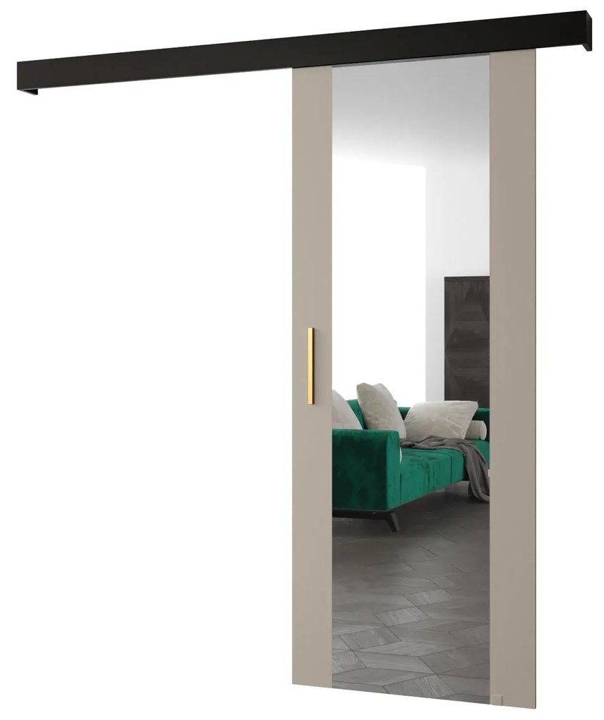 Uși culisante 70 cm Slavdro 2 (cashmir + negru mat). 1108742