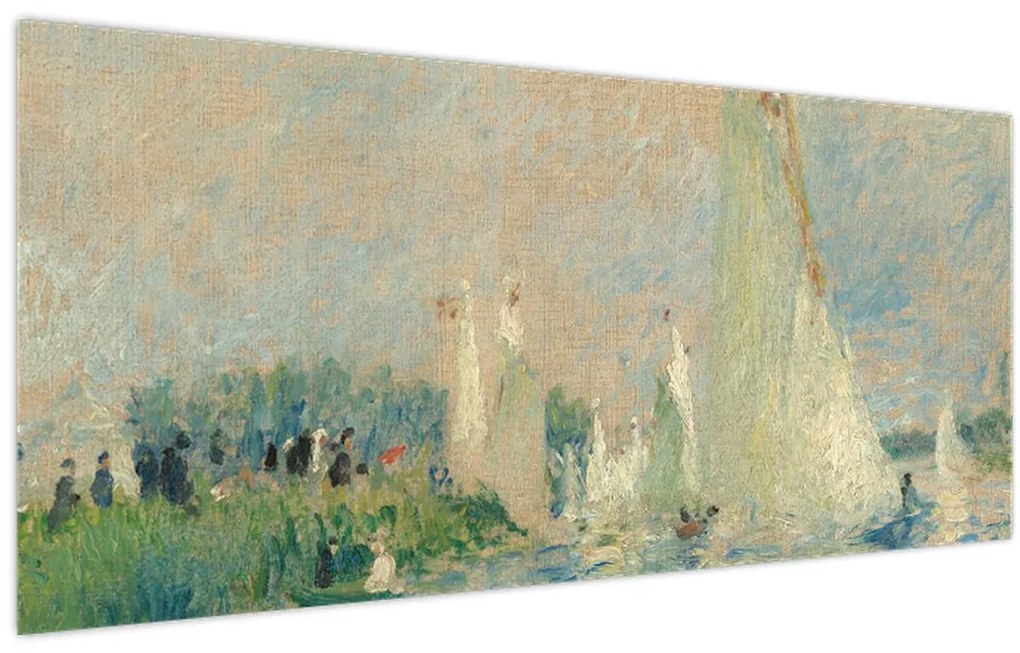Tablou - Auguste Renoir, Regatta at Argenteuil, reproducere (120x50 cm)