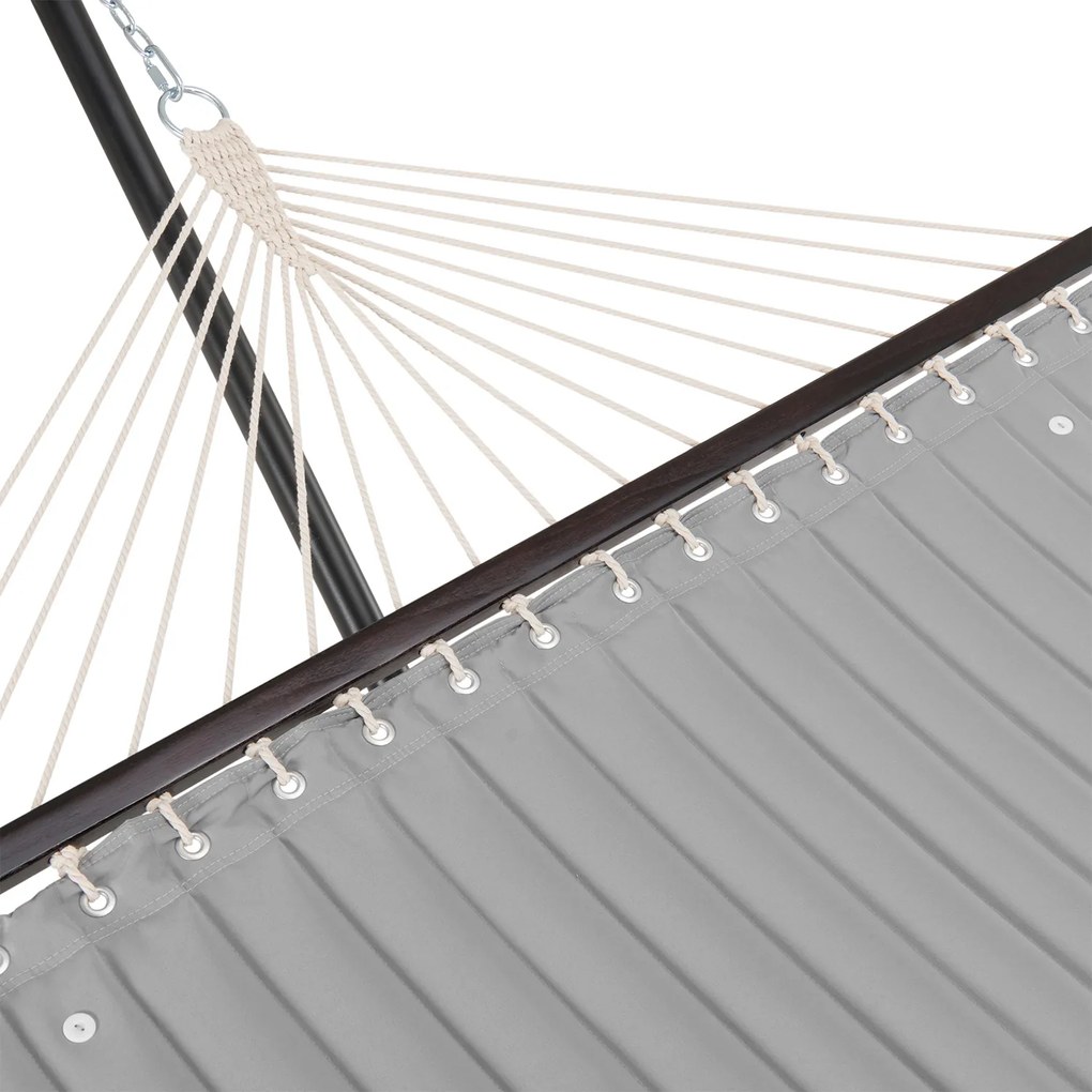 Scaun balansoar 360 x 120 x 115 cm - gri deschis