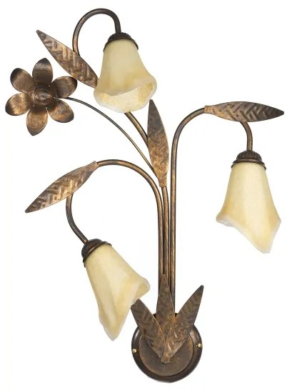 Aplică ONLI ALGA 3xE14/6W/230V bronz