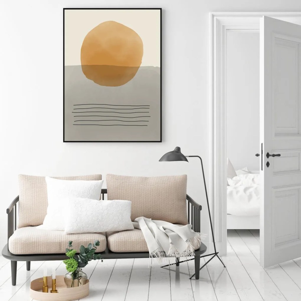 Poster - Abstracție pictată (A4)