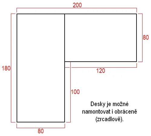 Masă înălțime reglabilă OfficeTech Angle, 180 x 200 cm, picioare negre, stejar kraft