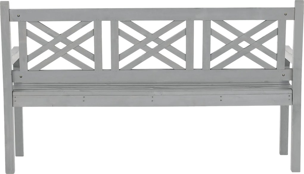Bancă de grădină din lemn, gri, 150 cm, FABLA