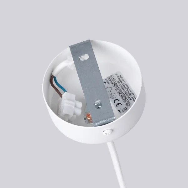 Lustră pe cablu Sollux SL.1337 ARCHE 1xG9/8W/230V alb