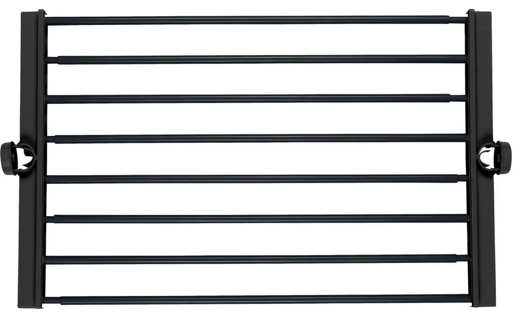 Wenko Raftă telescopică din sârmă Herkules, 73–120cm, negru
