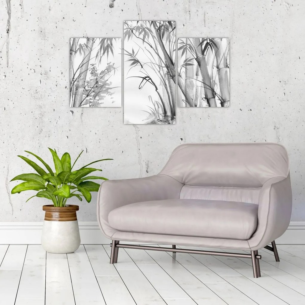 Tablou - Pădure de bambus (90x60 cm)