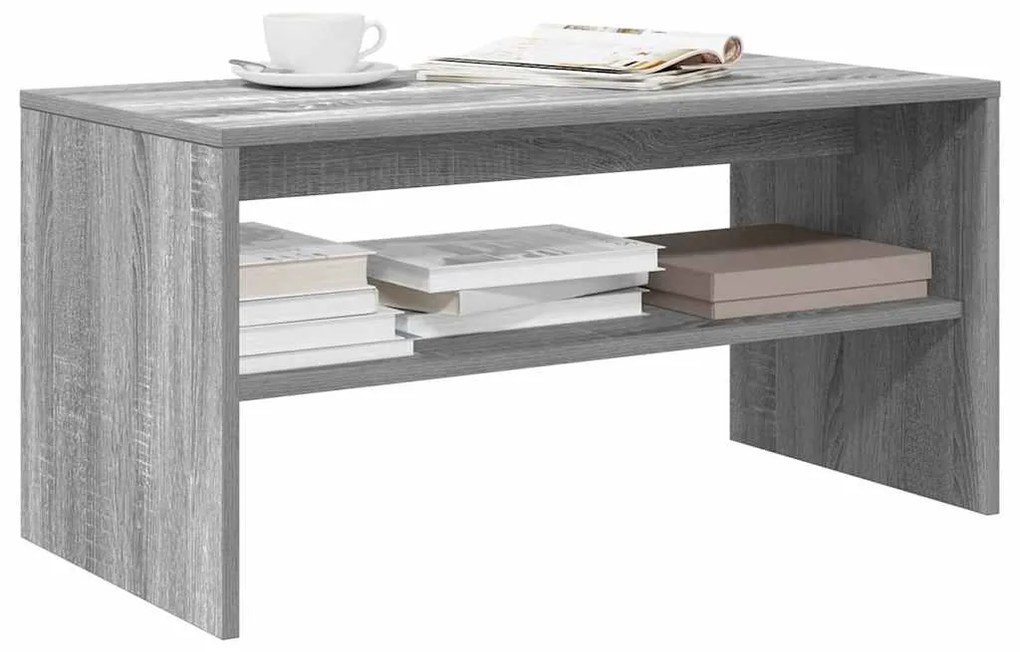 vidaXL Comodă TV, gri sonoma, 80x40x40 cm, lemn prelucrat