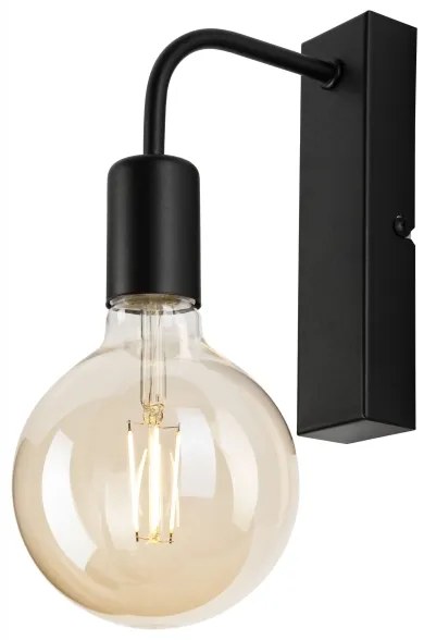 Aplică ASTRID 1xE27/60W/230V negru mat