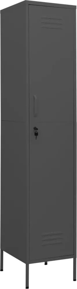 vidaXL Dulap de vestiar, antracit, 35x46x180 cm, oțel