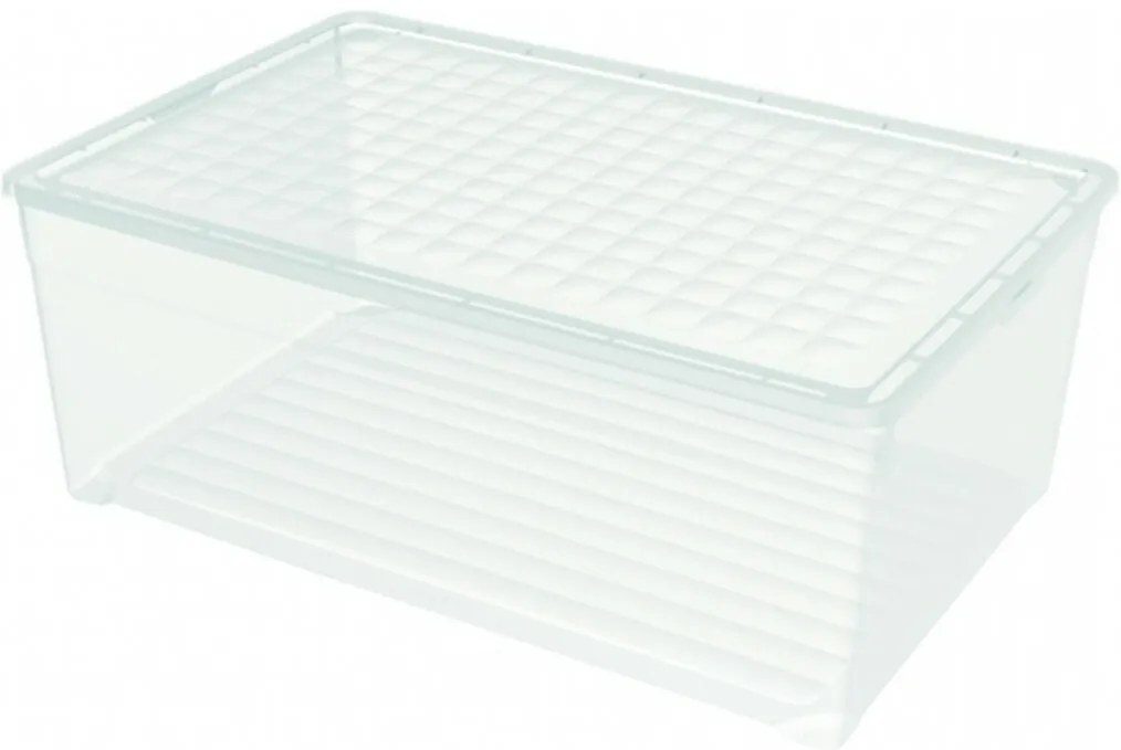 Curver Cutie de depozitare Textile 45 l,transparentă