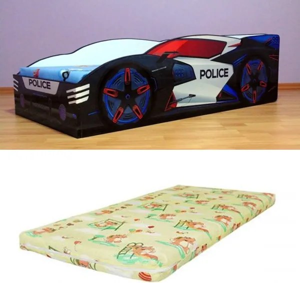 Pat masina Police cu saltea
