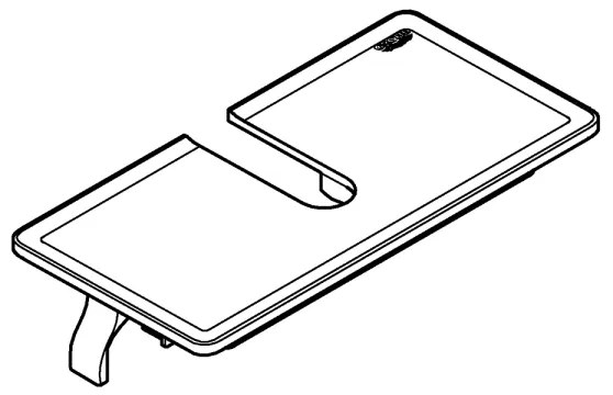 GROHE 26362LN1 - Poliță EUPHORIA 150 mm albă