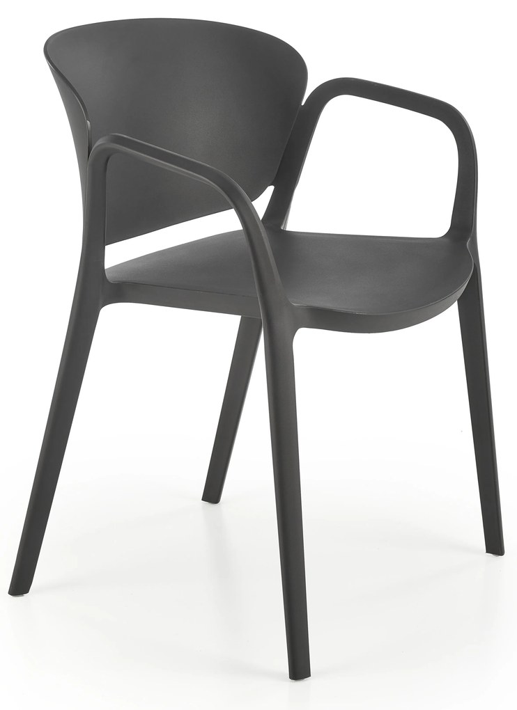 Scaun de grădină Karma K491 (negru). 1118273