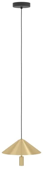 Lustră LED pe cablu Eglo 390271 PARAGUAY LED/12W/230V 3000K auriu