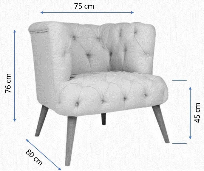 Fotoliu West Monroe - Cream