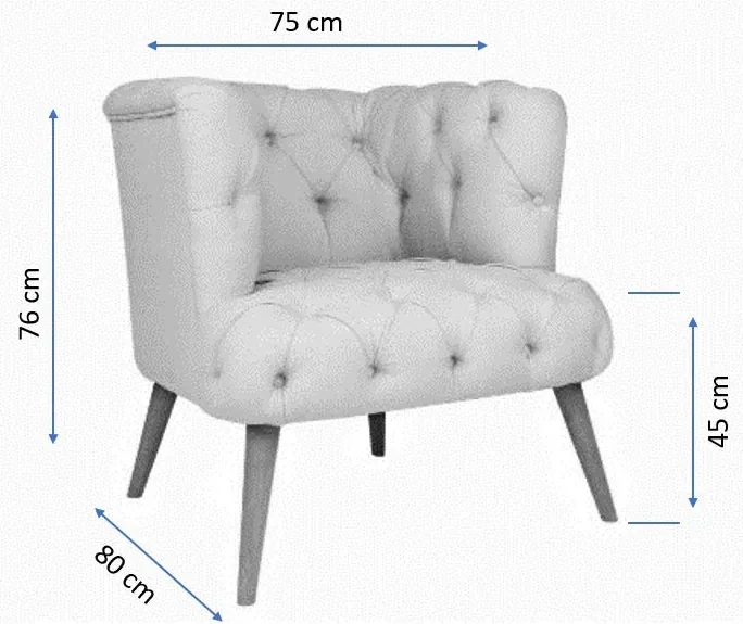 Fotoliu West Monroe - Cream