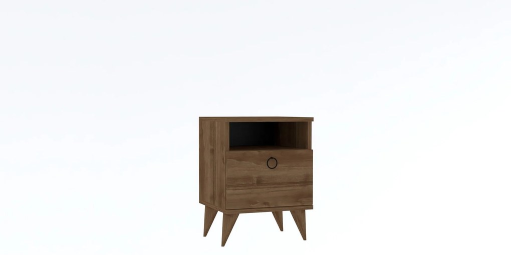 Noptieră Barlo - Walnut