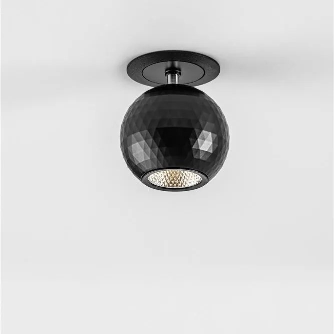 Spot incastrabil LED 3000K aluminiu negru NOTIC