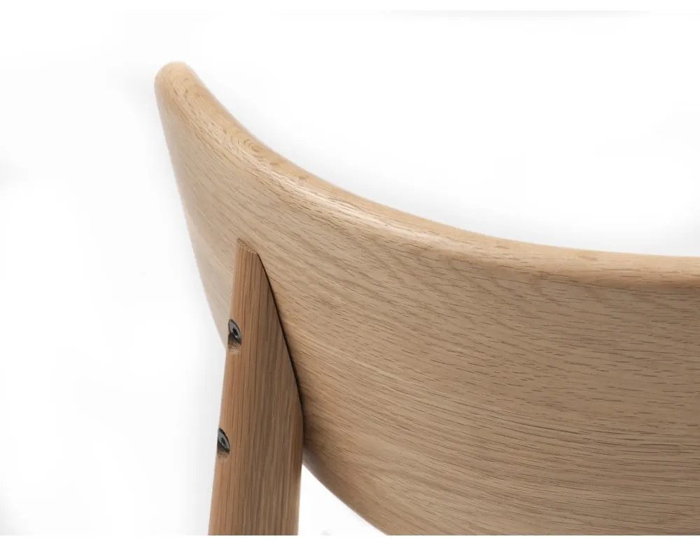 Scaun de dining crem/în culoare naturală Elim – Unique Furniture