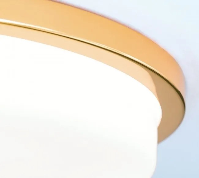 Plafoniera LED moderna LEROX 40cm aurie 24K