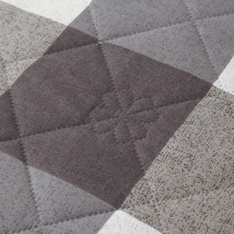 Pilota de vara CUBE 140x200 cm, gri-albă