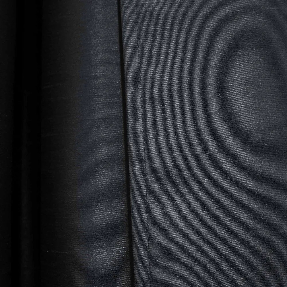 Draperie gri închis din microsatin 140x240 cm Shana – douceur d'intérieur