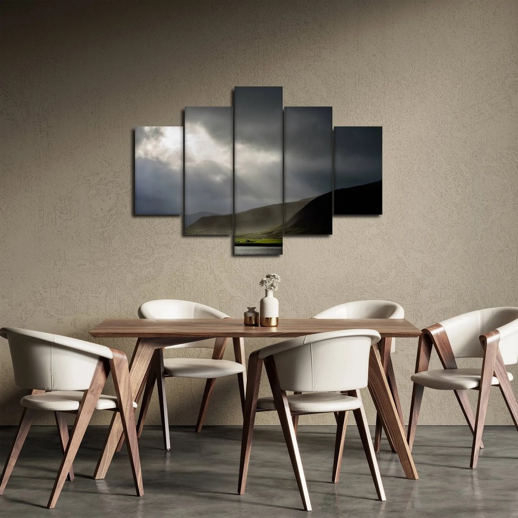 Tablou cu furtuna în apropiere (150x105 cm)