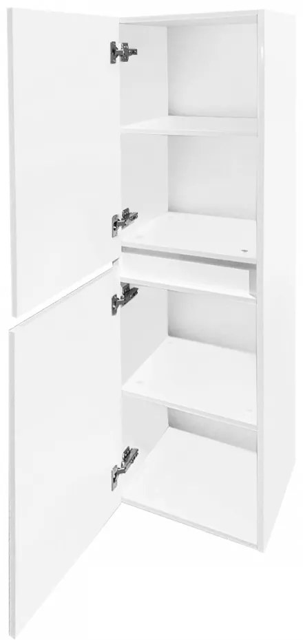 Dulap lateral Cube montat pe perete, alb