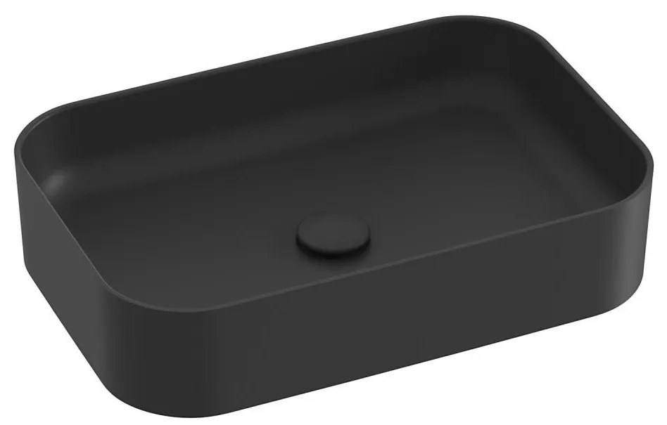 Ravak XJX0D155001 - Lavoar pentru blat CERAMIC SLIM 55x37 cm ceramică/negru