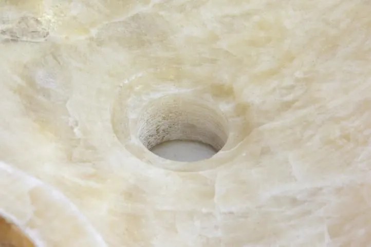Lavoar din piatră naturală de onix - pe blat