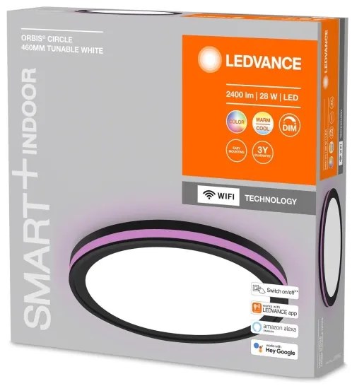 Plafonieră LED RGBW dimabilă SMART+ CIRCLE LED/28W/230V Wi-Fi Ledvance
