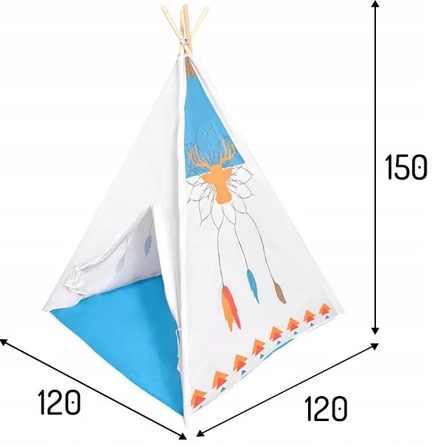 Cort indian Wigvam pentru copii