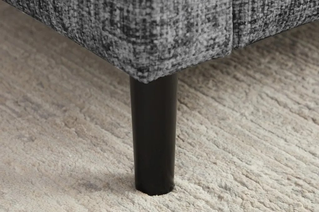 Coltar modern, Tesatura Structurata Gri STOCKHOLM 220cm