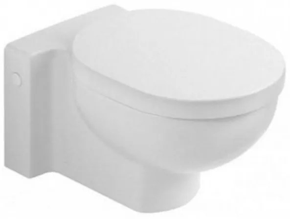 Set vas WC suspendat, Villeroy&amp;Boch Editionals, cu capac WC, 59.5x39cm, 6665B101+88796101