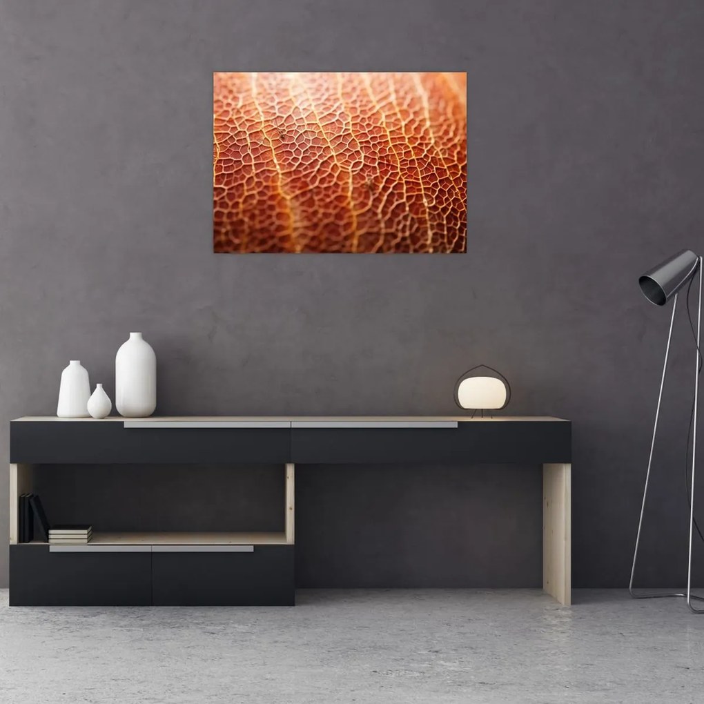 Tablou pe sticlă - Detaliu de textură (70x50 cm)