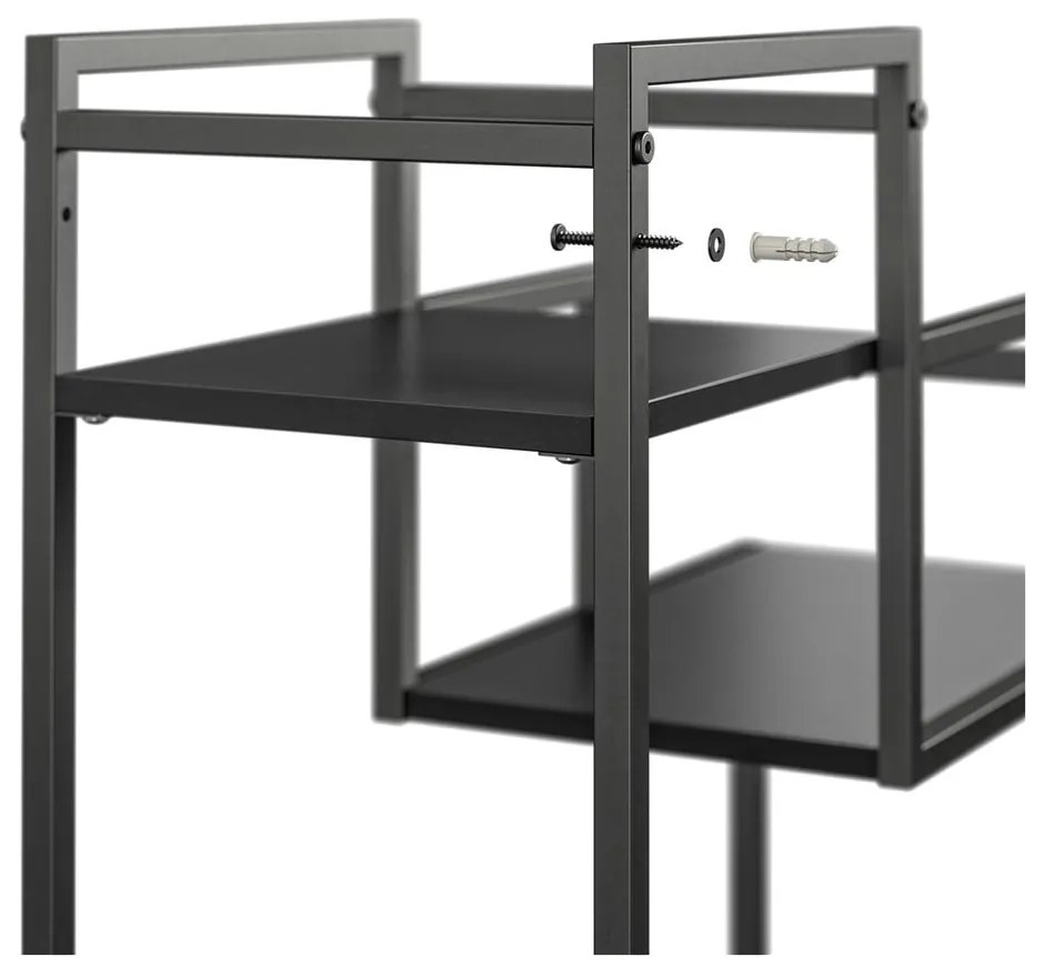 Suport negru pentru ghivece de flori Novogratz Weston