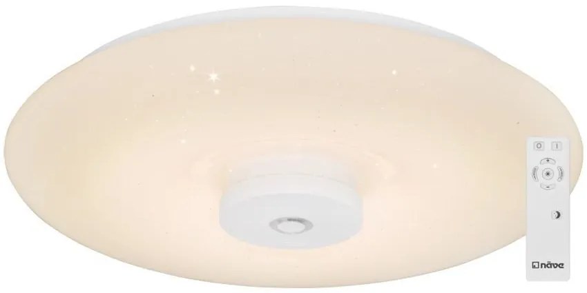 Plafoniera LED cu detector de fum si telecomanda Modena 1221923 NV