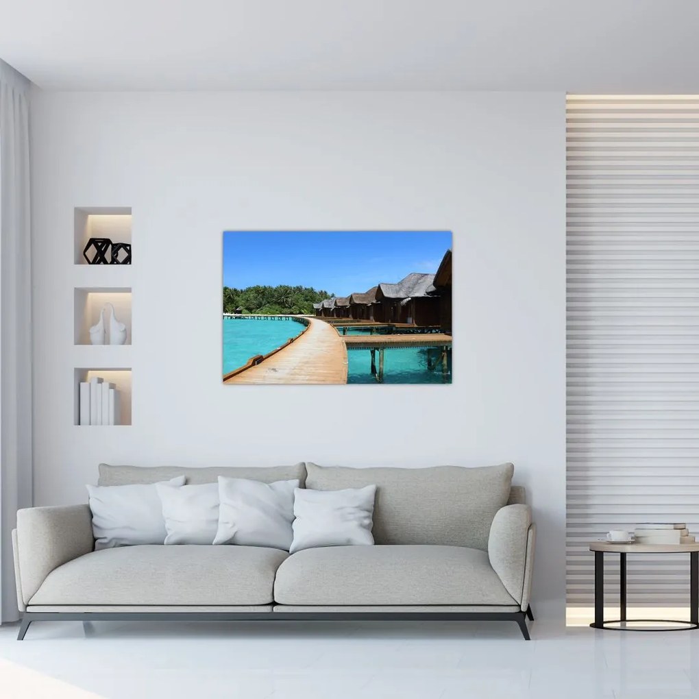 Tablou cu Maledive (90x60 cm)