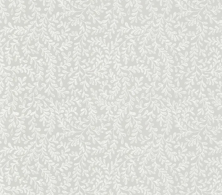 Tapet Audley, Grey Luxury Leaf, 1838 Wallcoverings, 5.3mp / rola